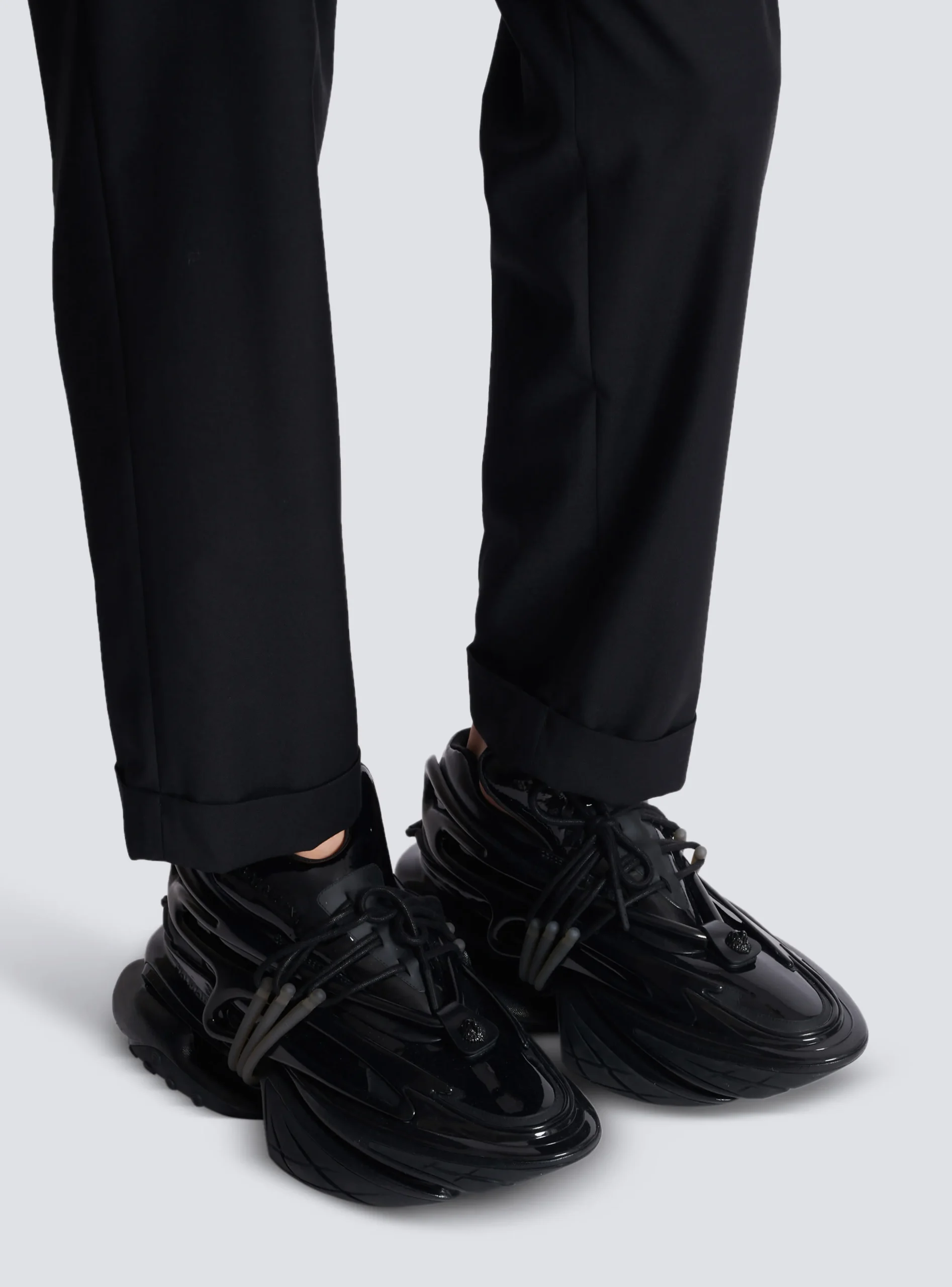 Unicorn Main Lab Patent Leather Trainers-Balmain Online
