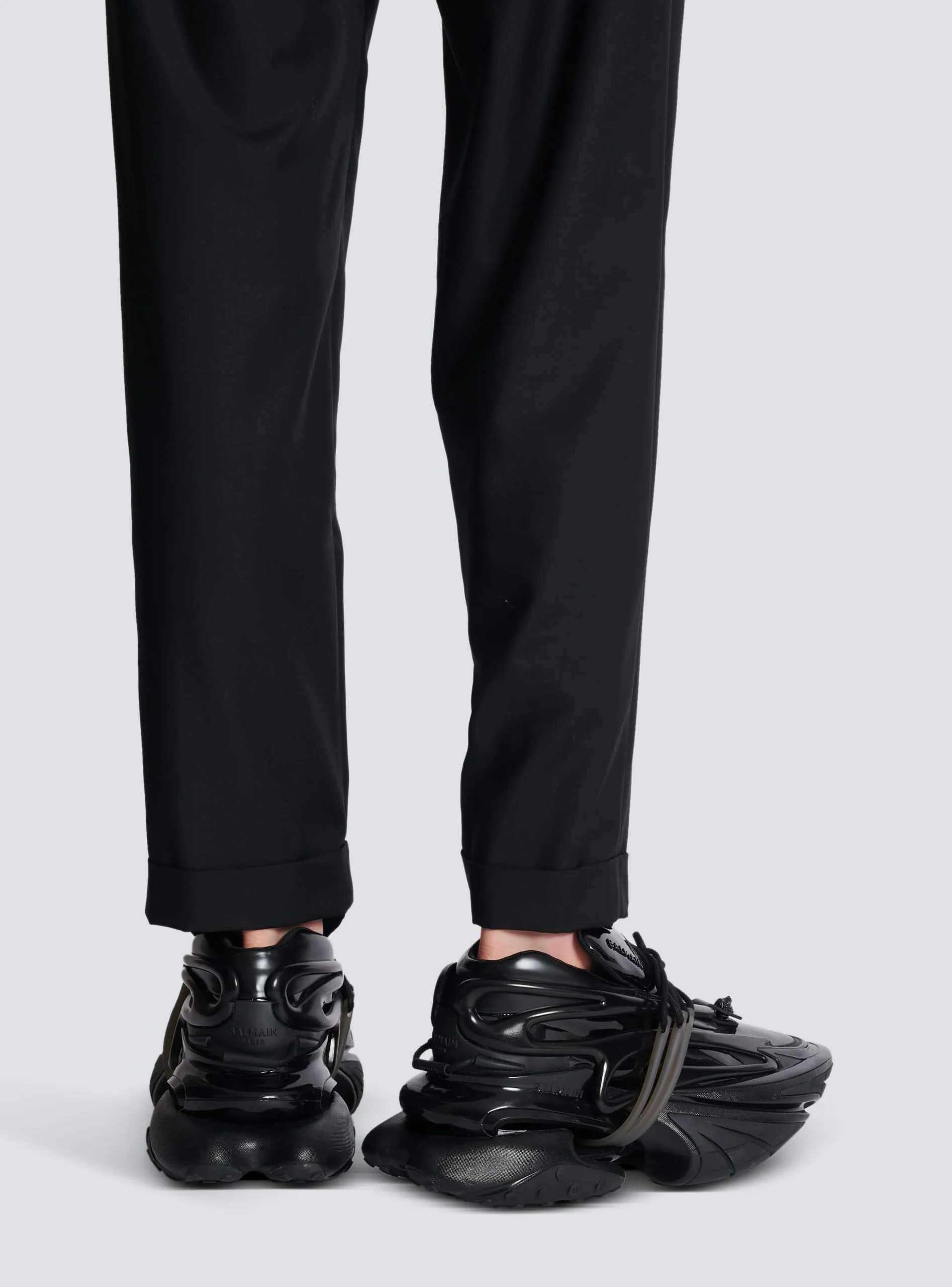 Unicorn Main Lab Patent Leather Trainers-Balmain Online