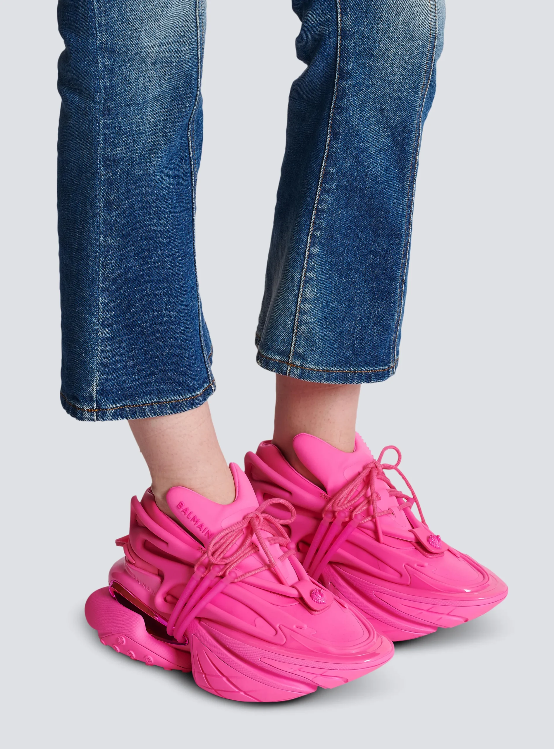 Unicorn Trainers In Neoprene And Rubberised Leather-Balmain Hot