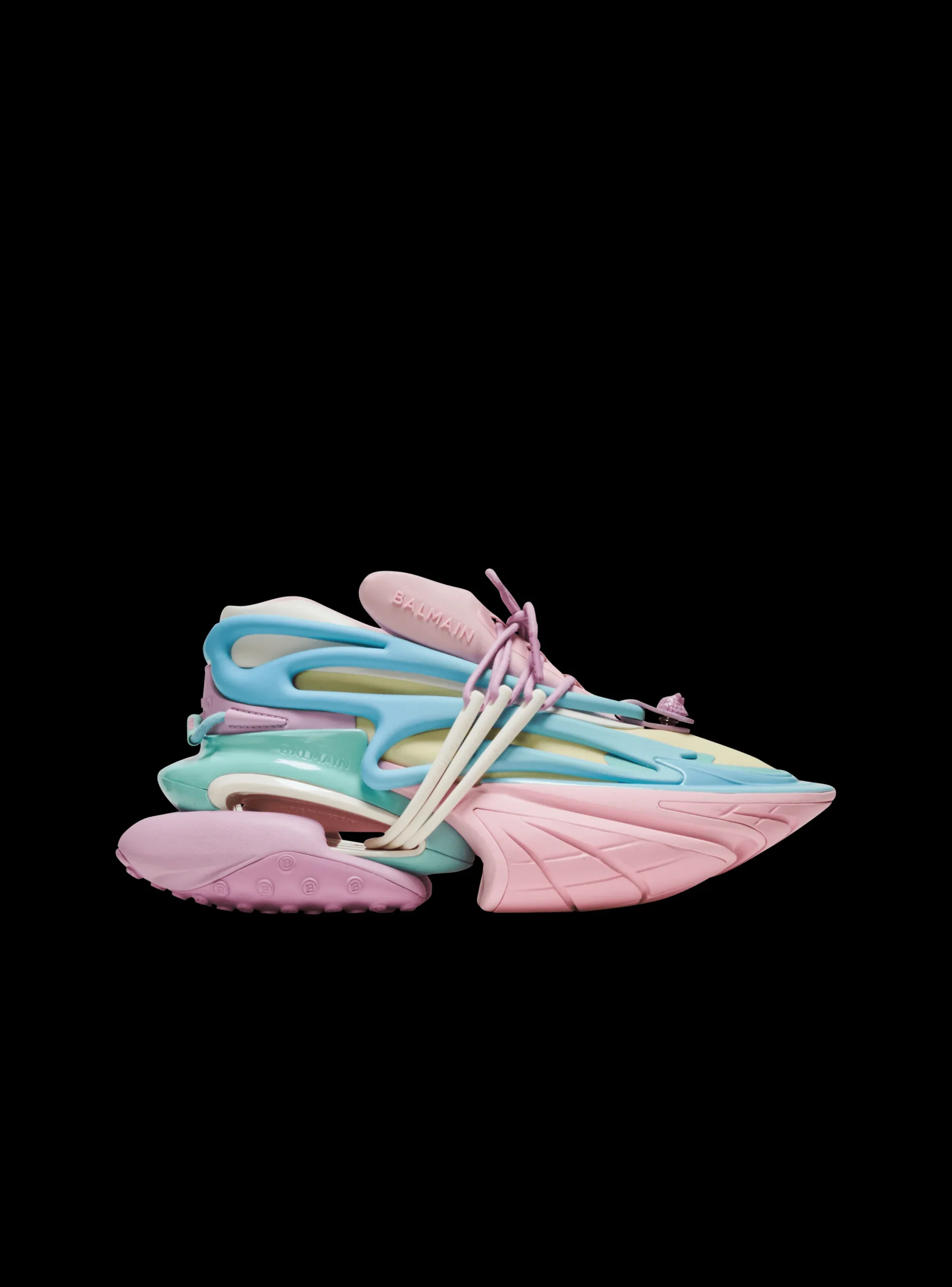 Unicorn Trainers In Neoprene And Leather-Balmain Fashion