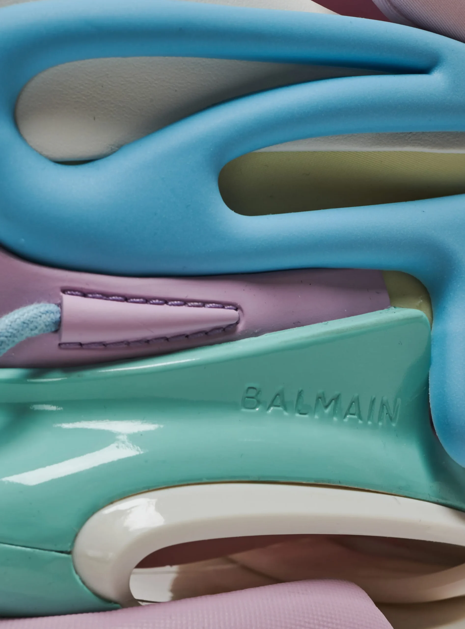 Unicorn Trainers In Neoprene And Leather-Balmain Fashion