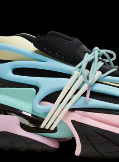 Unicorn Trainers In Neoprene And Leather-Balmain Fashion