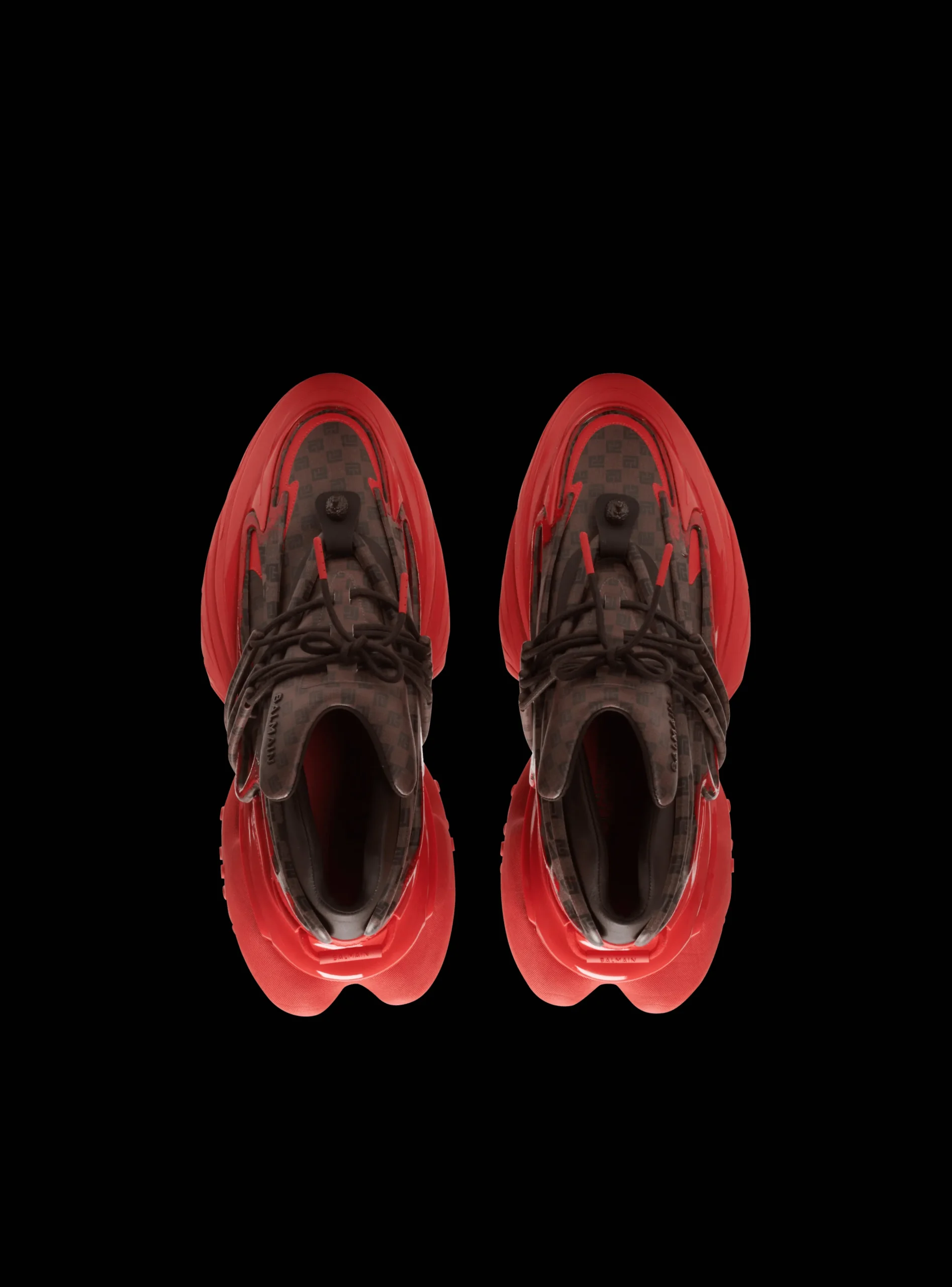 Unicorn Trainers In Neoprene And Monogram Leather-Balmain Outlet