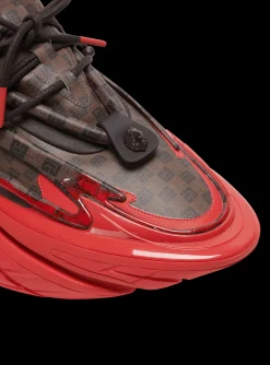 Unicorn Trainers In Neoprene And Monogram Leather-Balmain Outlet