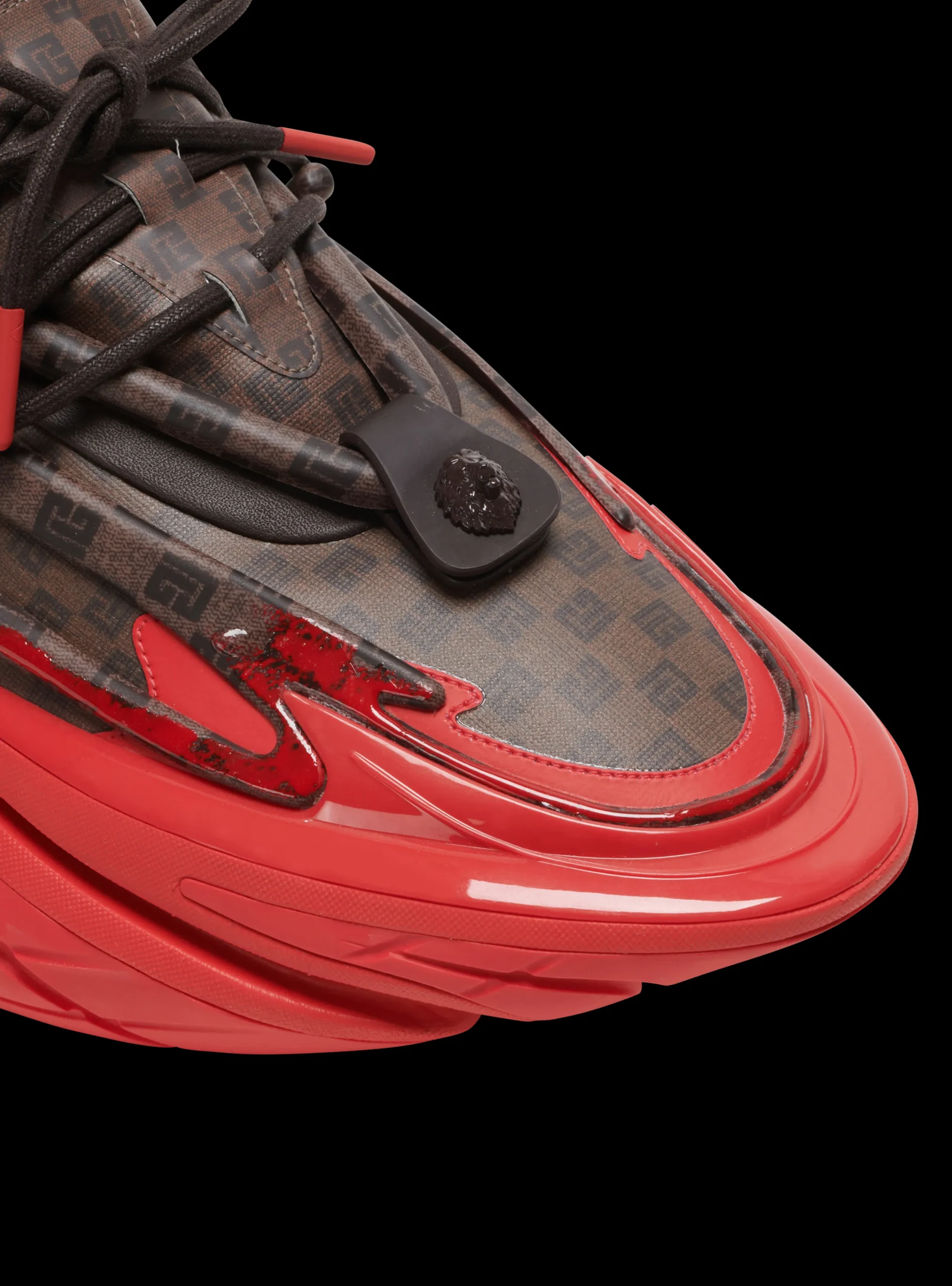 Unicorn Trainers In Neoprene And Monogram Leather-Balmain Outlet