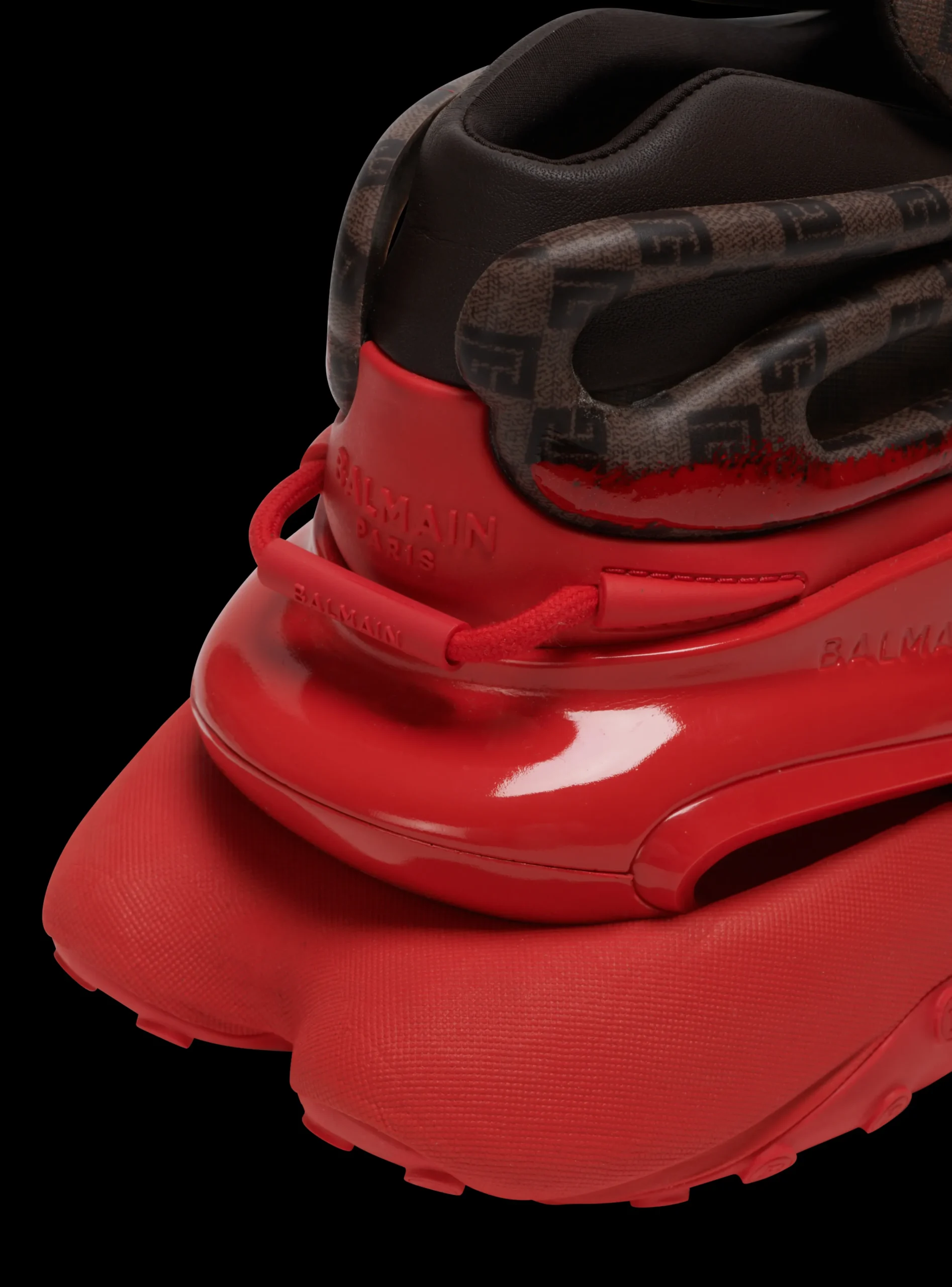 Unicorn Trainers In Neoprene And Monogram Leather-Balmain Outlet