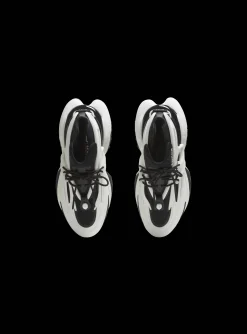 Unicorn Trainers In Two-tone Neoprene And Leather-Balmain Hot