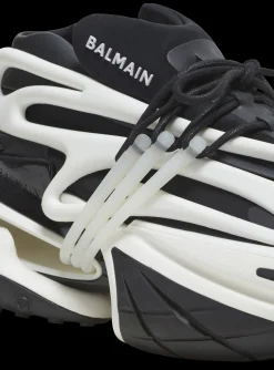 Unicorn Trainers In Two-tone Neoprene And Leather-Balmain Hot