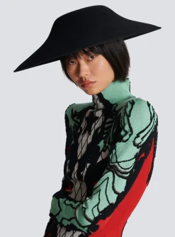 Velvet Hat-Balmain Outlet