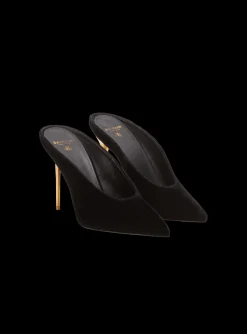 Velvet Ruby Mules-Balmain Discount