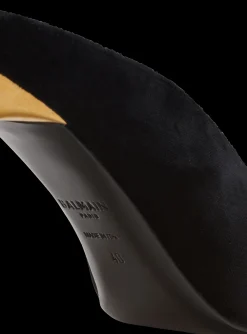 Velvet Ruby Mules-Balmain Discount