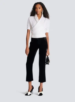 Velvet Trousers-Balmain Fashion