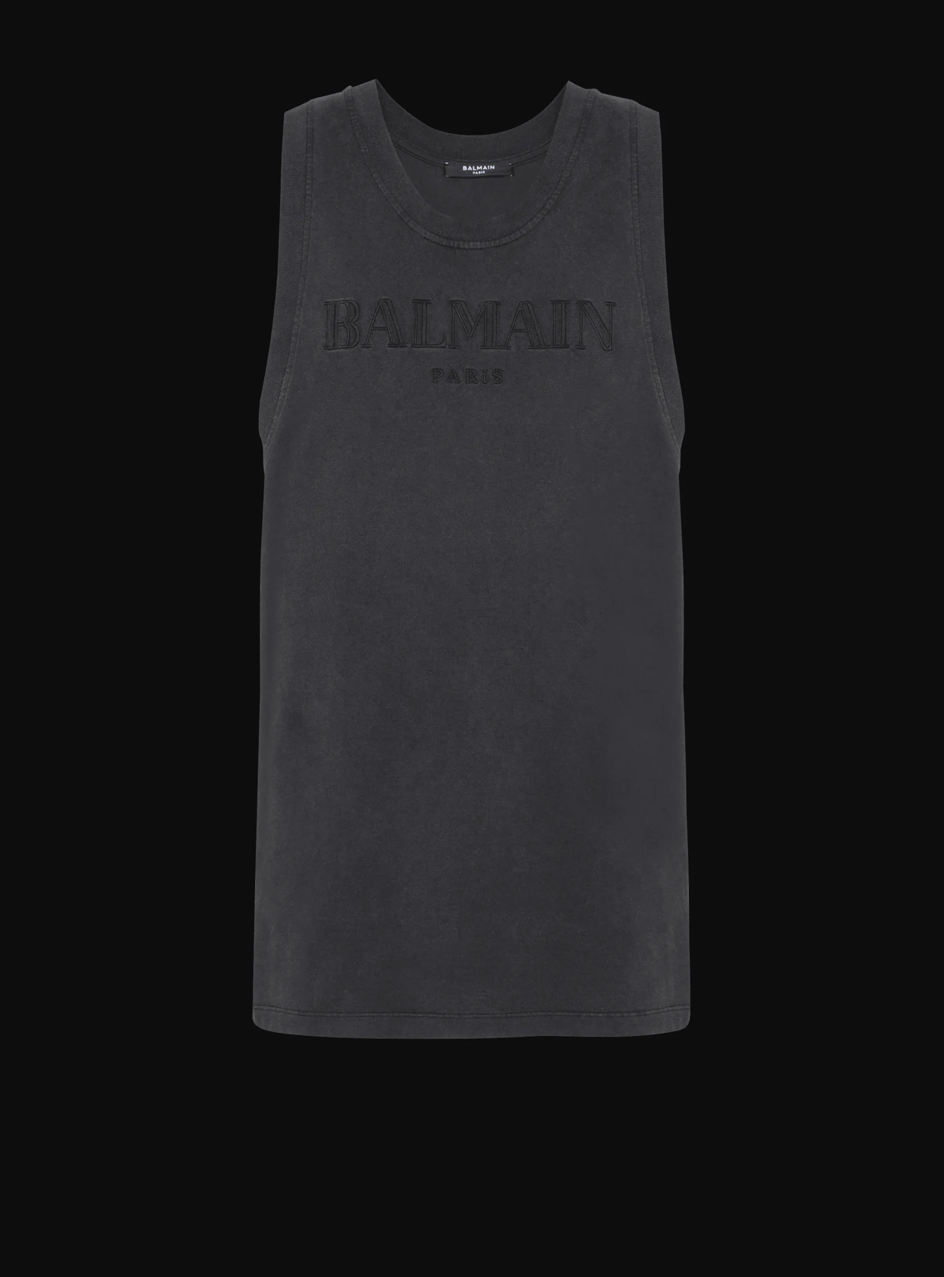 Vintage Embroidered Tank Top-Balmain Cheap