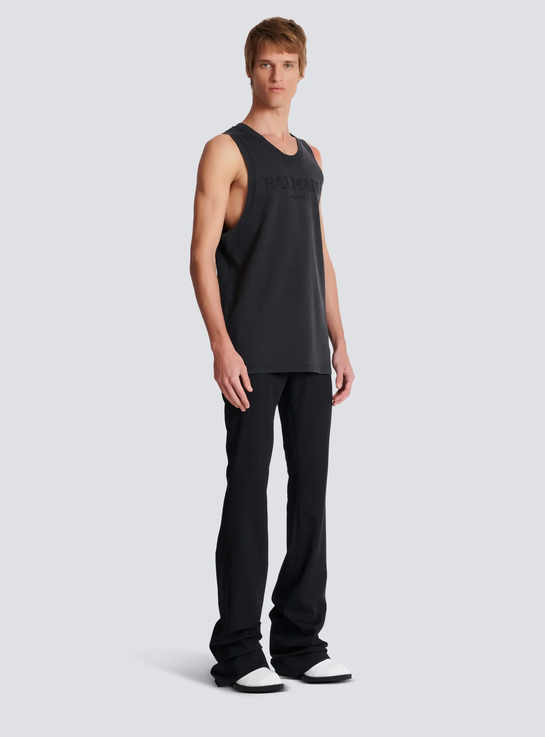 Vintage Embroidered Tank Top-Balmain Cheap