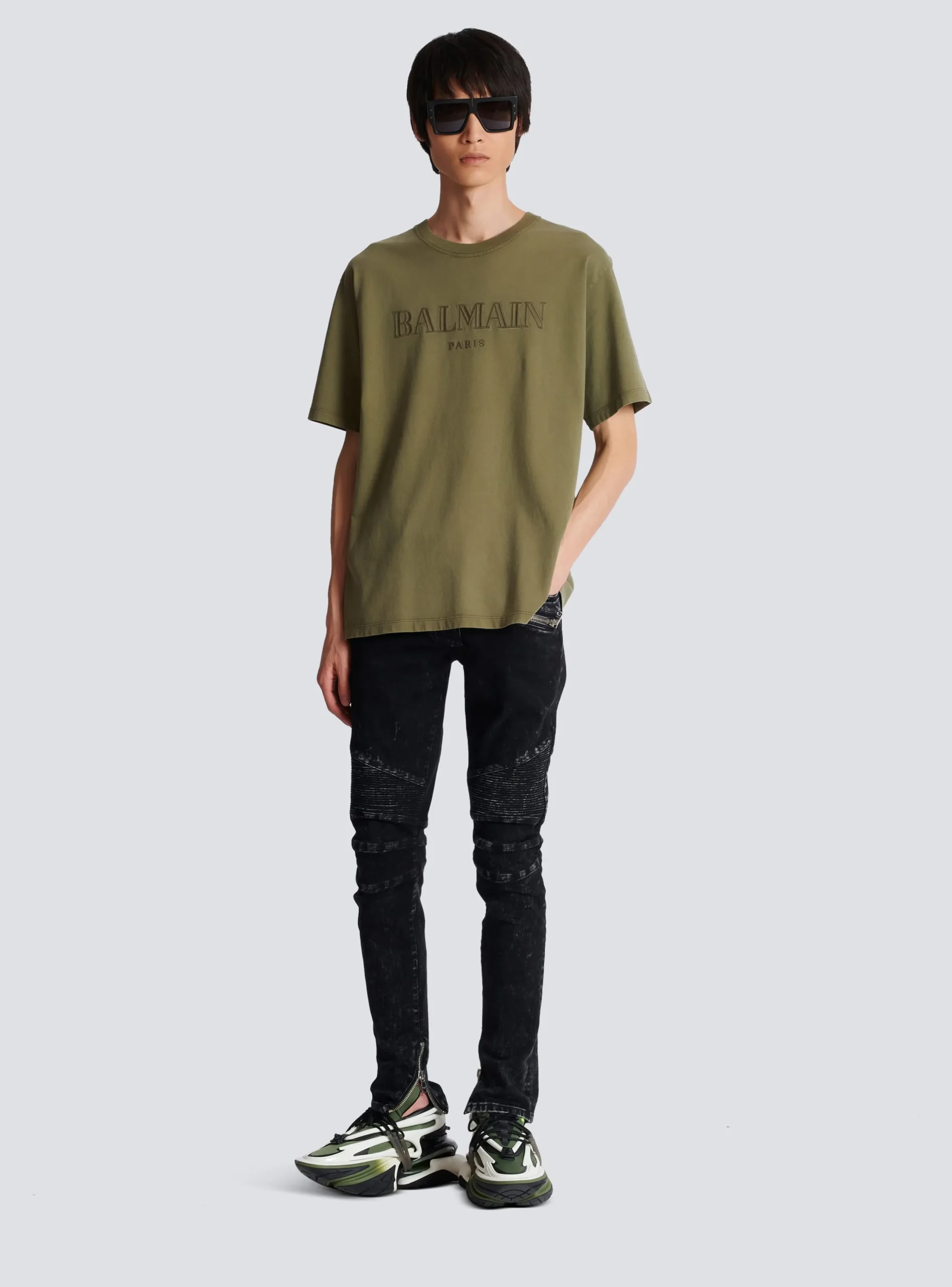 Vintage Embroidered T-shirt-Balmain Cheap