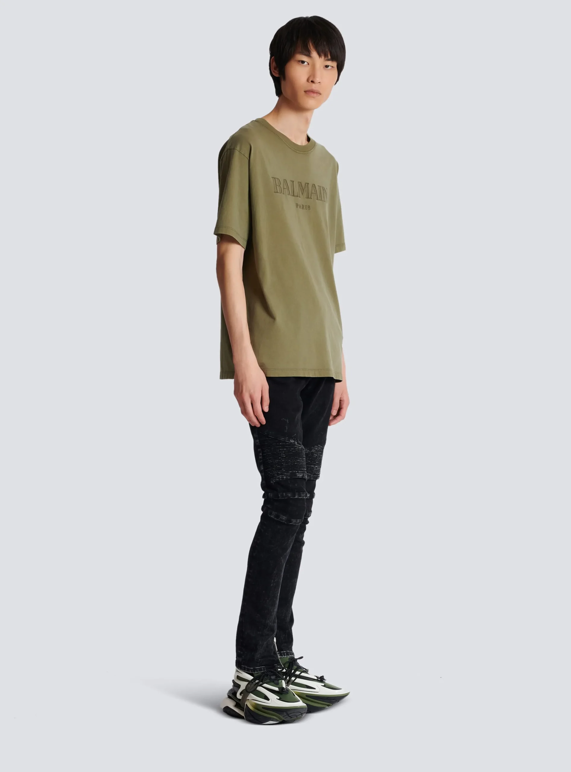 Vintage Embroidered T-shirt-Balmain Cheap