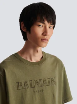 Vintage Embroidered T-shirt-Balmain Cheap