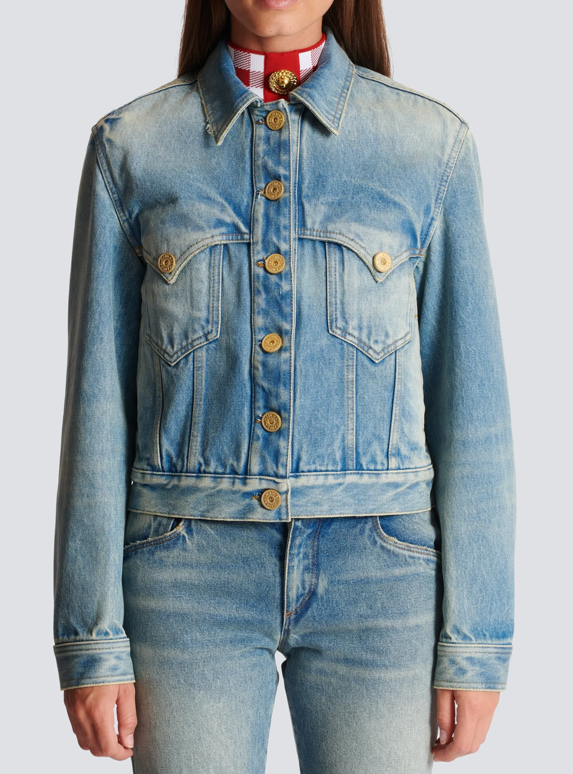 Vintage Denim Jacket-Balmain Discount