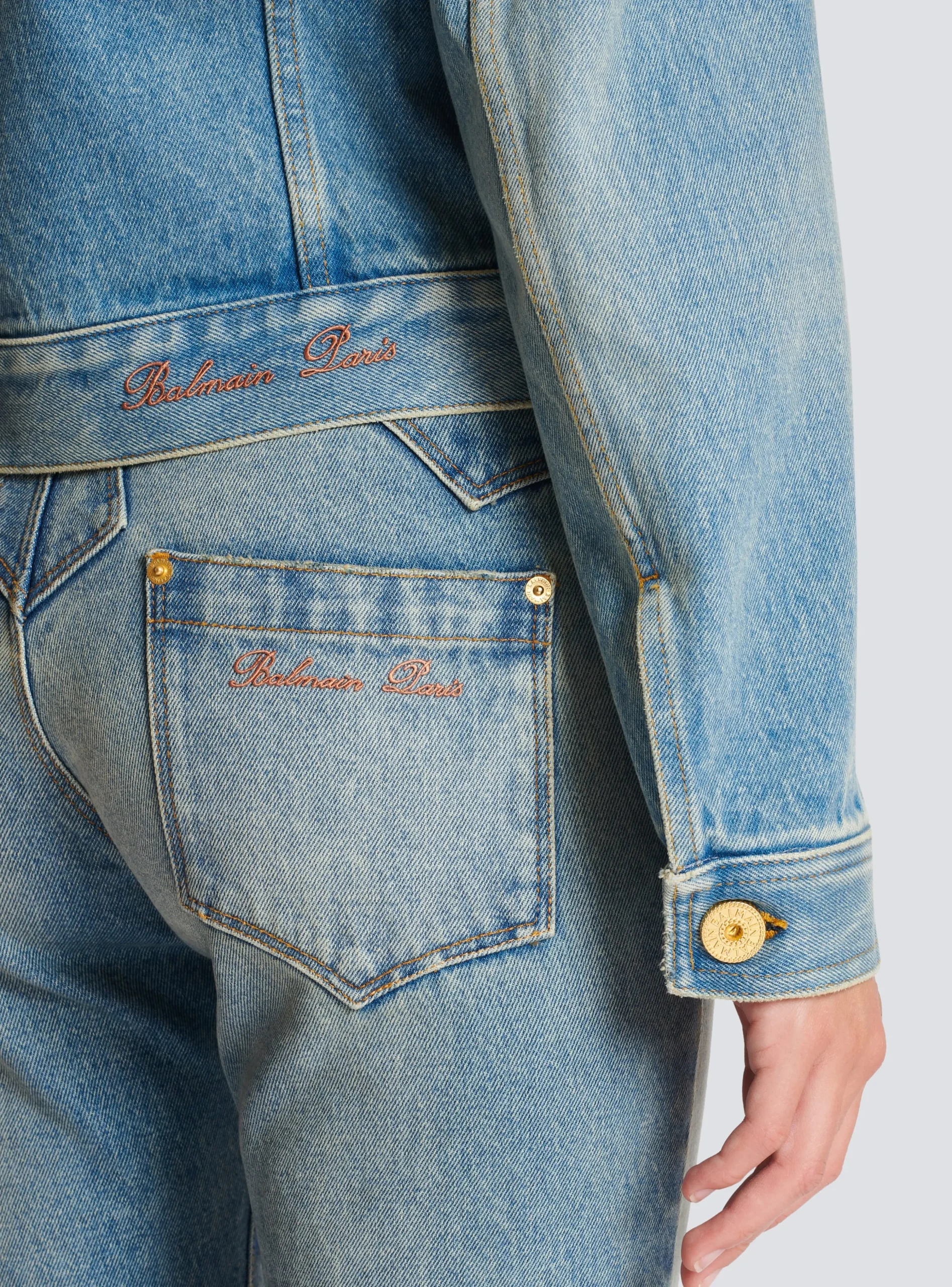 Vintage Denim Jacket-Balmain Discount