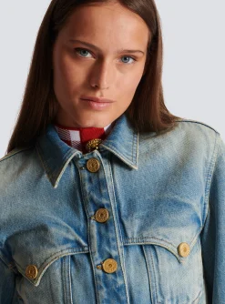 Vintage Denim Jacket-Balmain Discount
