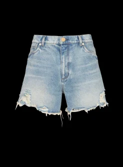 Vintage Denim Shorts-Balmain Clearance