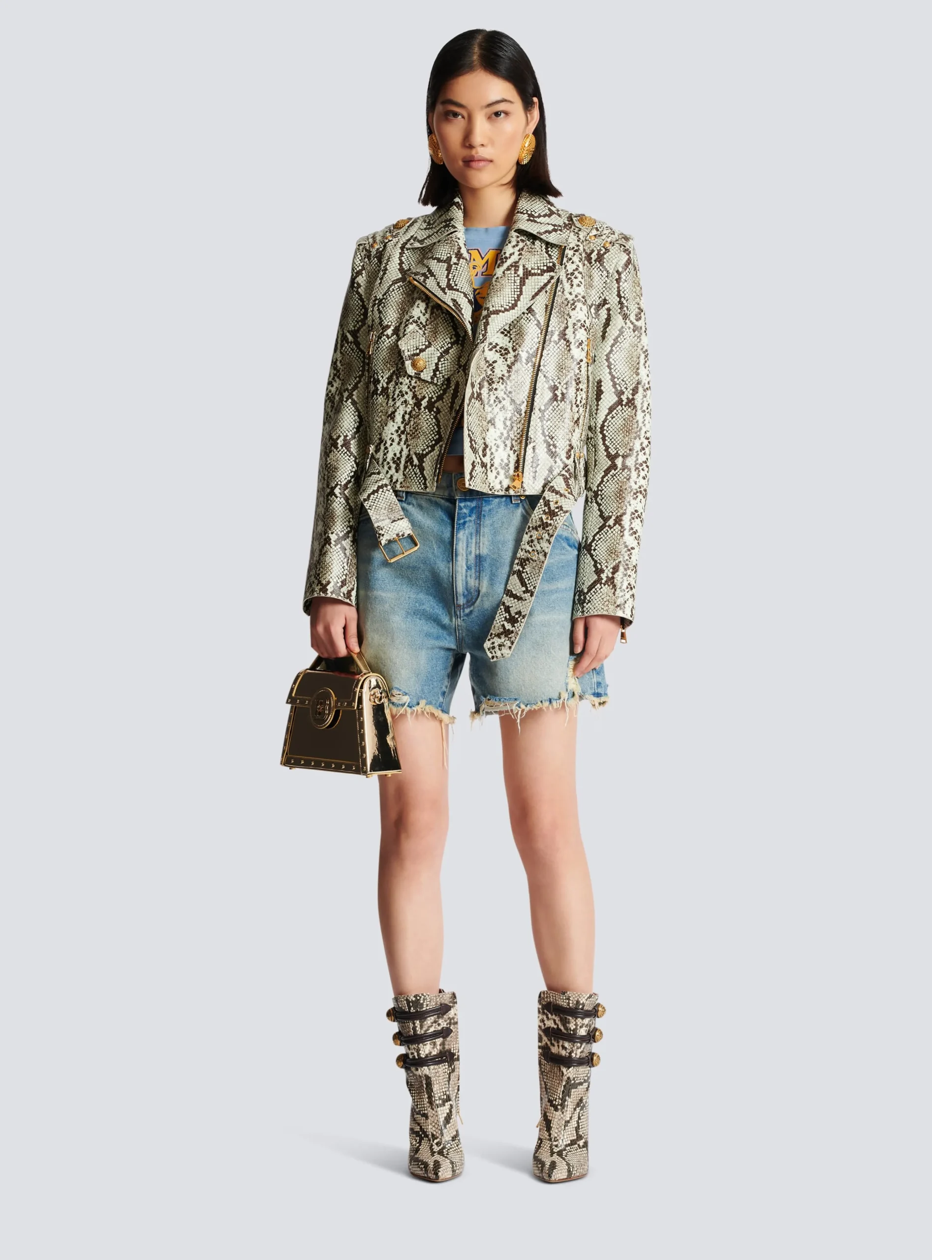 Vintage Denim Shorts-Balmain Clearance