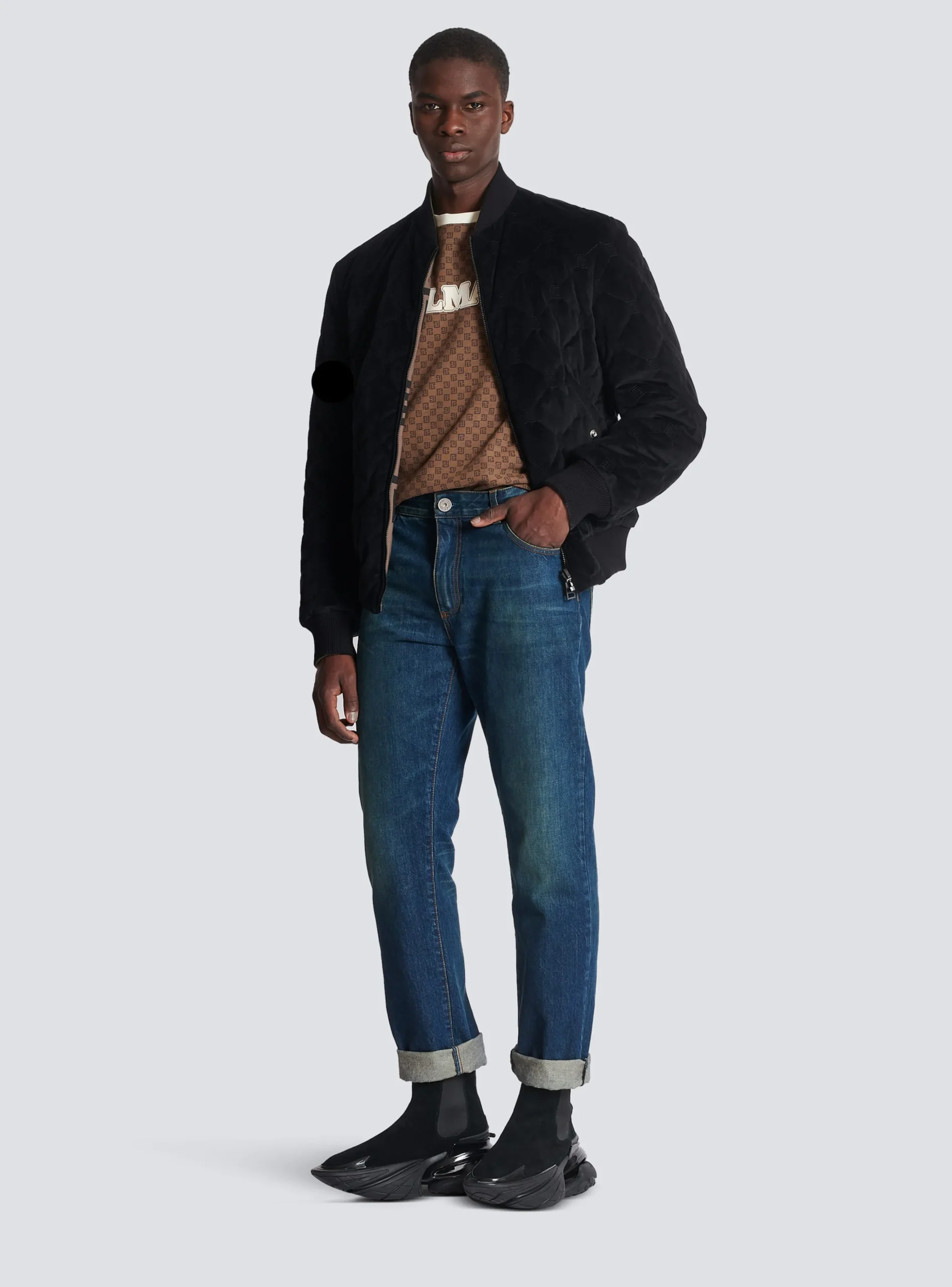 Vintage Straight-leg Jeans-Balmain Best Sale
