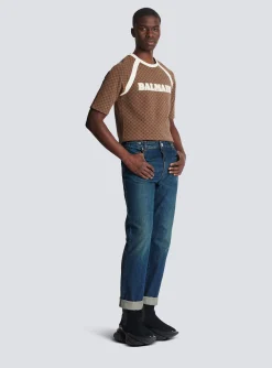 Vintage Straight-leg Jeans-Balmain Best Sale