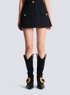 Western A-line Skirt-Balmain Store