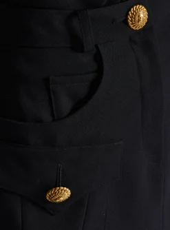 Western A-line Skirt-Balmain Store
