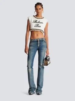 Western Bootcut Denim Jeans-Balmain Store