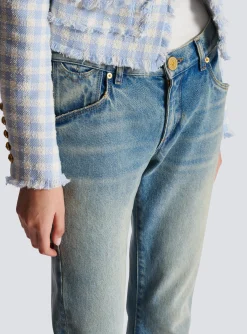 Western Bootcut Denim Jeans-Balmain Discount