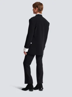 Western Crepe Blazer-Balmain Cheap