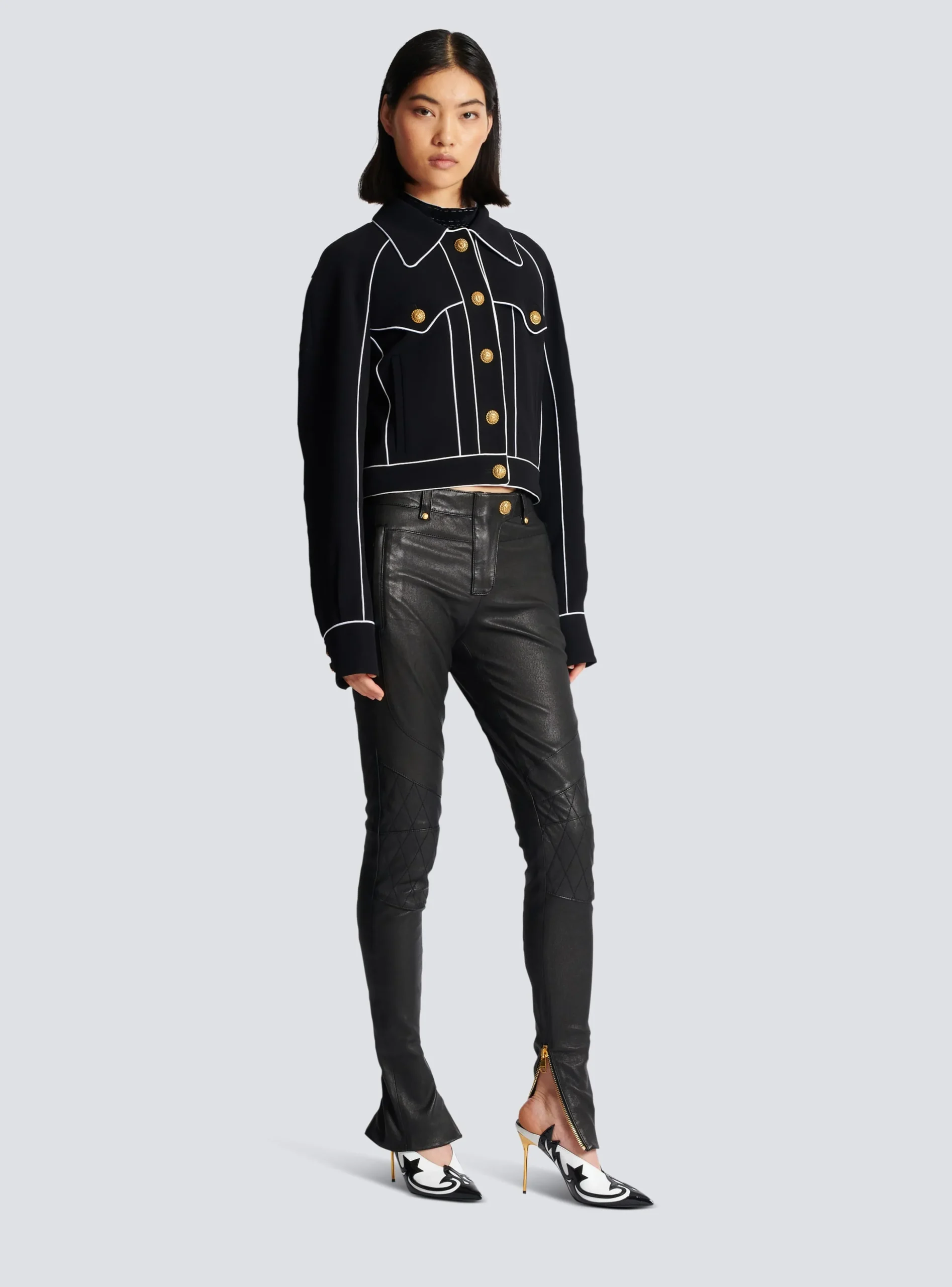 Western Crepe Jacket-Balmain Sale