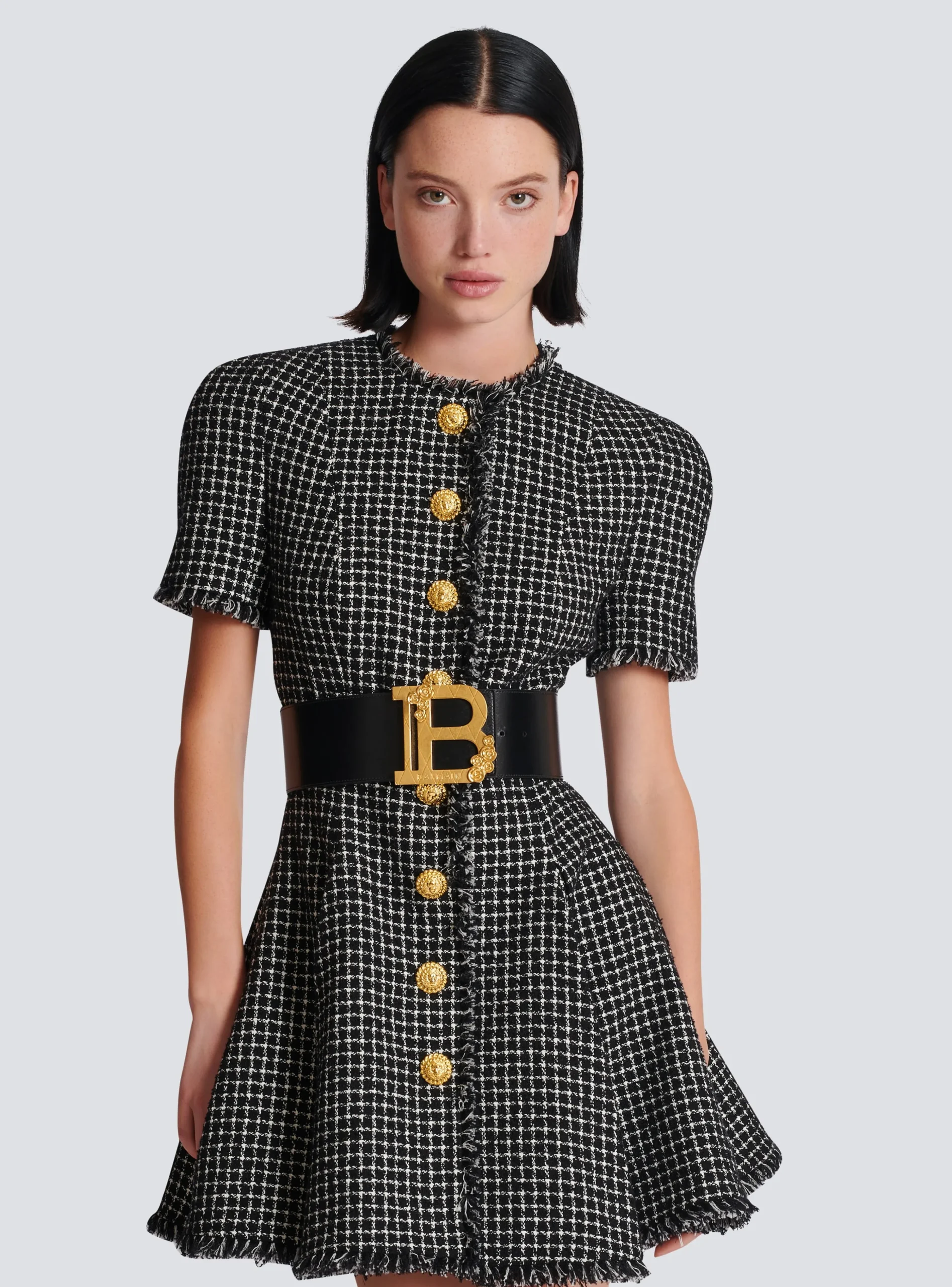 Wide Calfskin B-Belt-Balmain Best