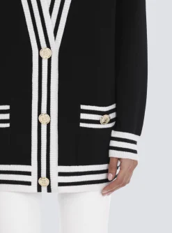 Wool And Cashmere Cardigan-Balmain Cheap