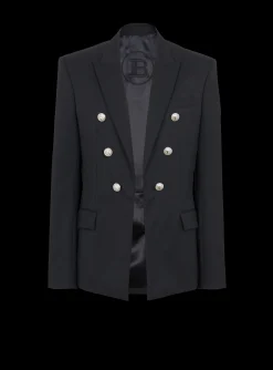 Wool 6-button Jacket-Balmain Best Sale