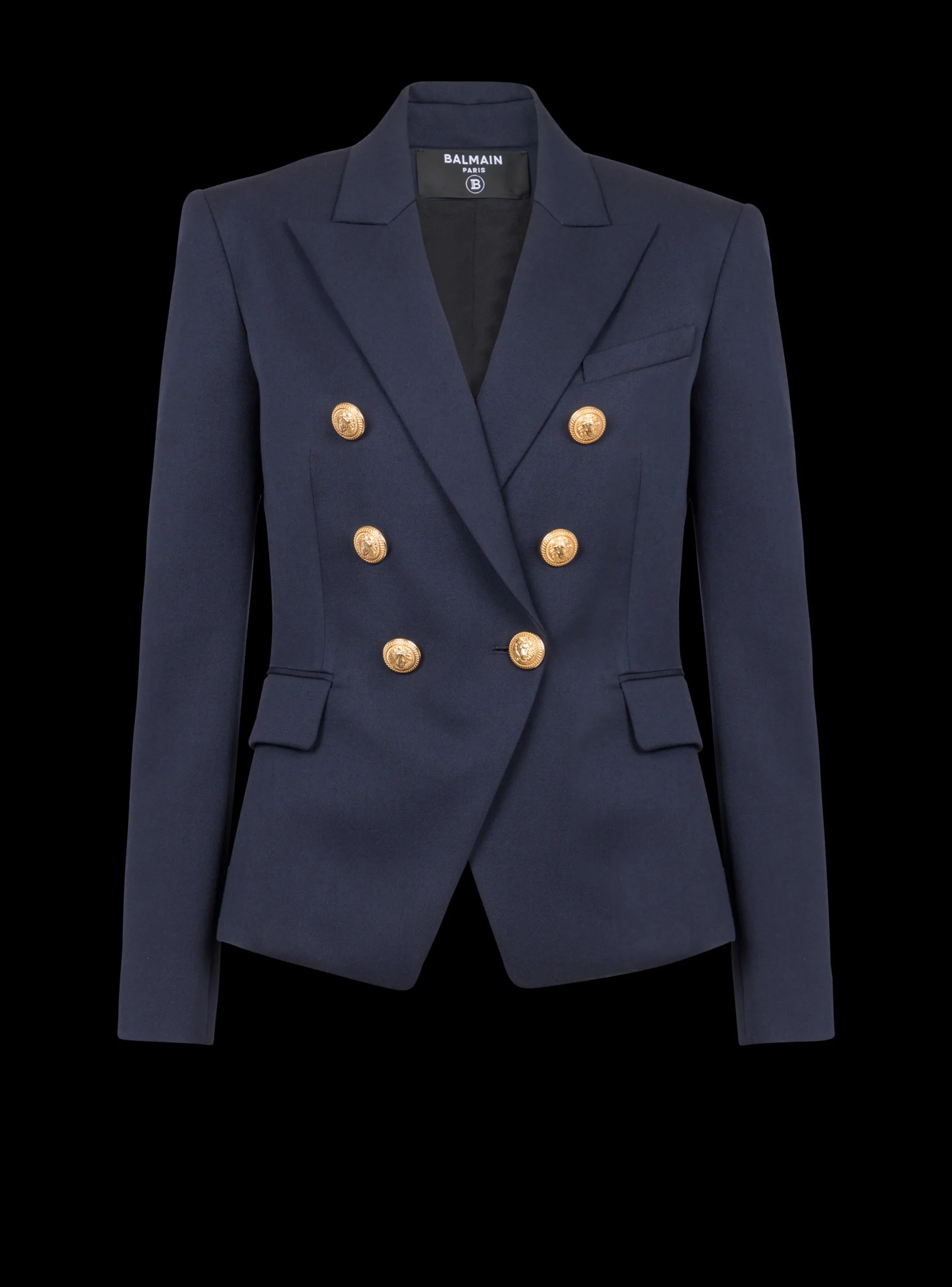 Wool Double-breasted Jacket-Balmain Store