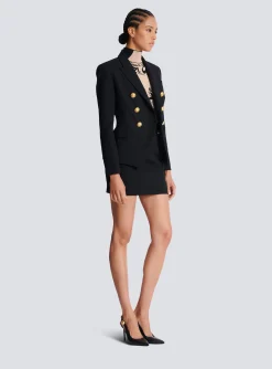 Wool Double-breasted Jacket-Balmain Discount