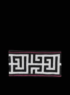 Wool Headband With Large Monogram-Balmain Best