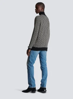 Wool Turtleneck Sweater-Balmain Discount