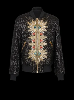 Zipped Jacket With Embroidery-Balmain New