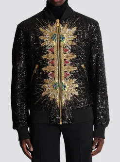Zipped Jacket With Embroidery-Balmain New